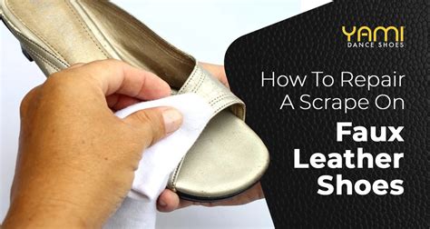 how to improve the look of fake leather shoes|repair scrape on leather shoes.